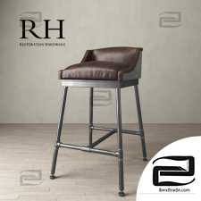 Chair IRON SCAFFOLD LEATHER CHAIR