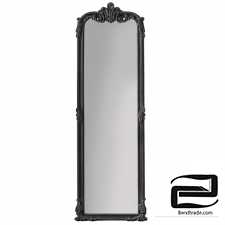 Valensole Black floor mirror 