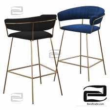 Bar stool Bar stool Hanna velvet