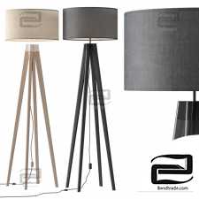 Floor lamp Dema Edgar Quadpod