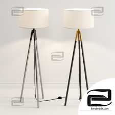 Floor lamps Crate&Barrel Metal Tripod Floor Lamp