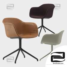 Chair Muuto fiber swive base