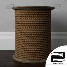 Table Wood Rope Tables