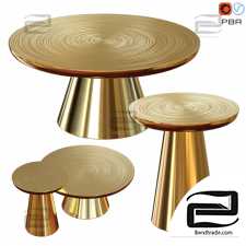 Tables Table Martini Collection Gold