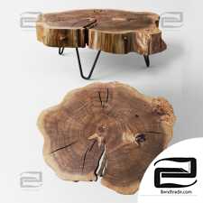 Coffee tables made of stumps Stump coffee tables 04