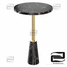 Table Leni Black Marble Drink Tables