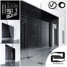 Swing pendulum glass doors Swing pendulum glass doors 02