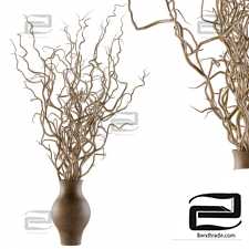 Bouquet Bouquet Dried twisted branches 33