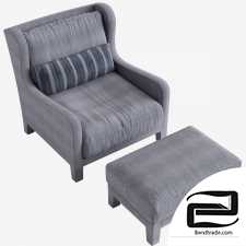 Armchair Foster Soft Meridiani