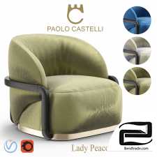 Armchair Lady Peacock