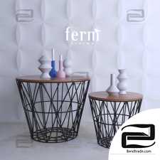 Table ferm LIVING baskets