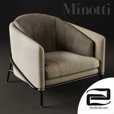 Fil noir Minotti Chair