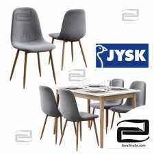 Table and chair Table and chair Jysk Jonstrup, Gammelgab