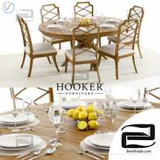 Table and chair Hooker Retropolitan