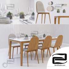 Table and chair Scandinavian