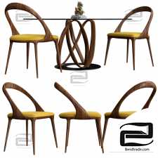 Table and chair Infinity Porada