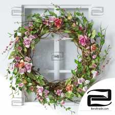 Spring wreath Spring wrap