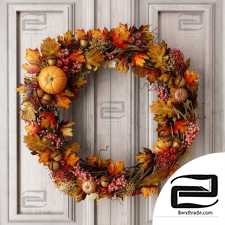 Autumn leaf wreath Autumn leaf wreath