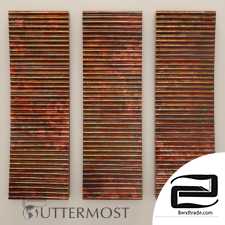 copper Wall Panel Uttermost Adara Copper Wall Art