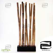 Partition Wall Jeffan Wood decor