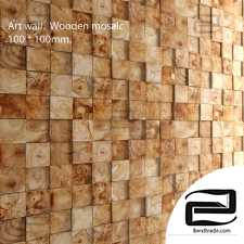 Art wall Art wall Wood mosaic