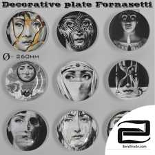 Decorative plate Fornasetti