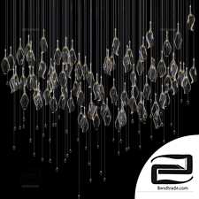 Hanging lamp Crystal Chandelier 2 Pendant Light