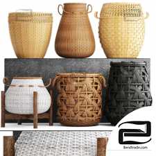 Collection of baskets Collection of baskets