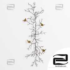 Wall decor Metal Metal wall decor Branch