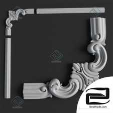 Stucco Stucco Corner element 02