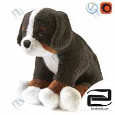 Toys Bernese shepherd white