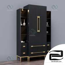 Ebony Satin Cabinet