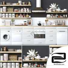 Modern Kitchen 19, kitchen, home appliances, decor