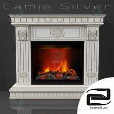 Fireplace Fireplace Camie Silver
