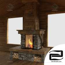 Fireplace Fireplace Chalet Style