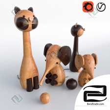 Toys Toys made of wood