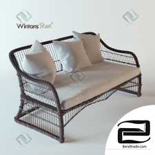 WIntonsTeak  ELAN LOVESEAT PR3