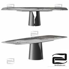 Tables Table Cattelan Italia Giano Crystalart