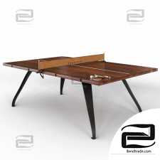 Ping pong table BURNT UMBER