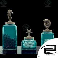 Bathroom Ocean Canisters Set