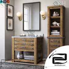 MERCANTILE SINGLE WASHSTAND, bathroom furniture