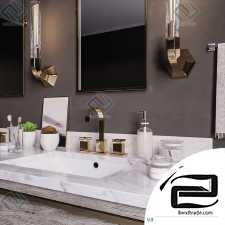 BEZIER DOUBLE FLOATING VANITY bathroom furniture