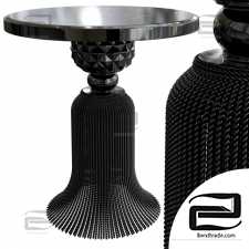 Tables Table Kay Noir Marble Tassel