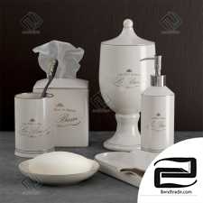 Bathroom Decor RH LE BAIN FRENCH PORCELAIN ACCESSORIES