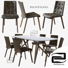 Table and chair Table and chair Walter Knoll Liz wood