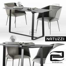 Table and chair Natuzzi 03