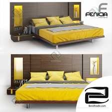 Bed Bed Fenicia Mobiliario 515 ZARAGOZA Ceniza