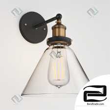 Sconce LOFT CLEAR GLASS wall lamp