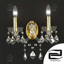 Sconce Crystal Lux Tesoro AP2 wall lamp