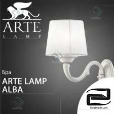 Sconce Arte Lamp Alba A9395AP-1WG Wall Lamp